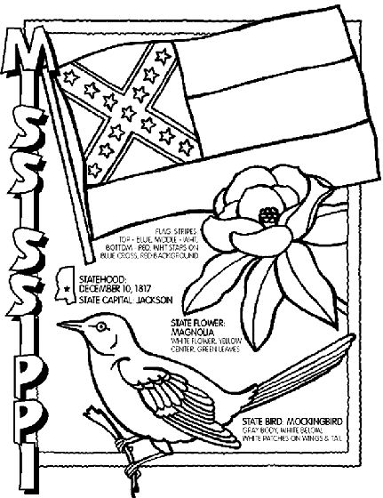 Mississippi State Symbol Coloring Page By Crayola. Print Or Color 431x560 Mississippi State Symbol Coloring Page By Crayola. Print Or Color