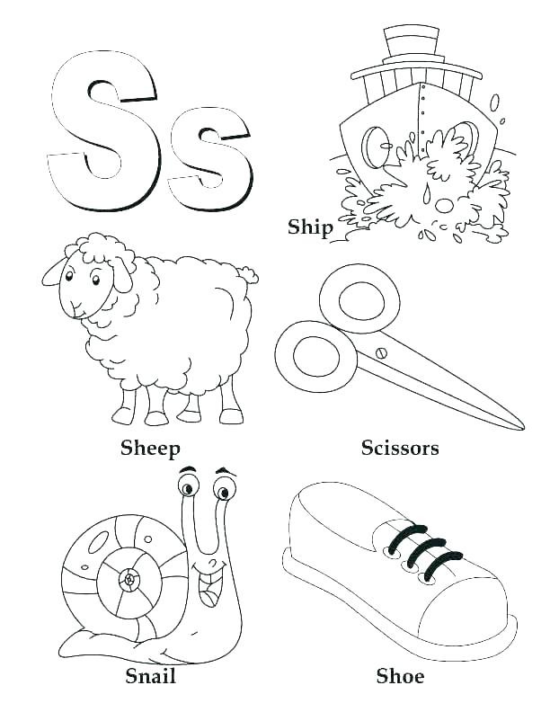 V Coloring Page