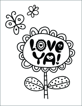 Free Printable Valentine's Day Coloring Pages Hallmark Ideas 265x343 Free Printable Valentine's Day Coloring Pages Hallmark Ideas