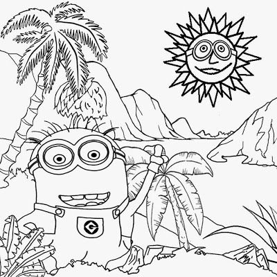 400x400 Art Printable Free Activity For Kids Costume Minion Coloring Pages