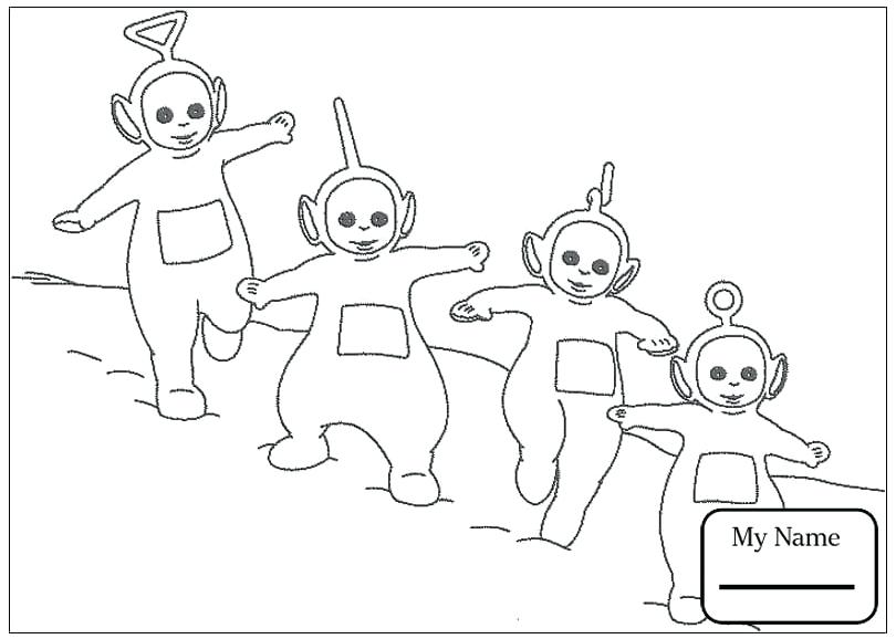 810x578 Teletubbies Tinky Winky Coloring Pages Wee Willy