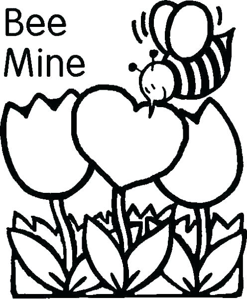 496x600 Preschool Valentine Coloring Pages Preschool Valentine Coloring