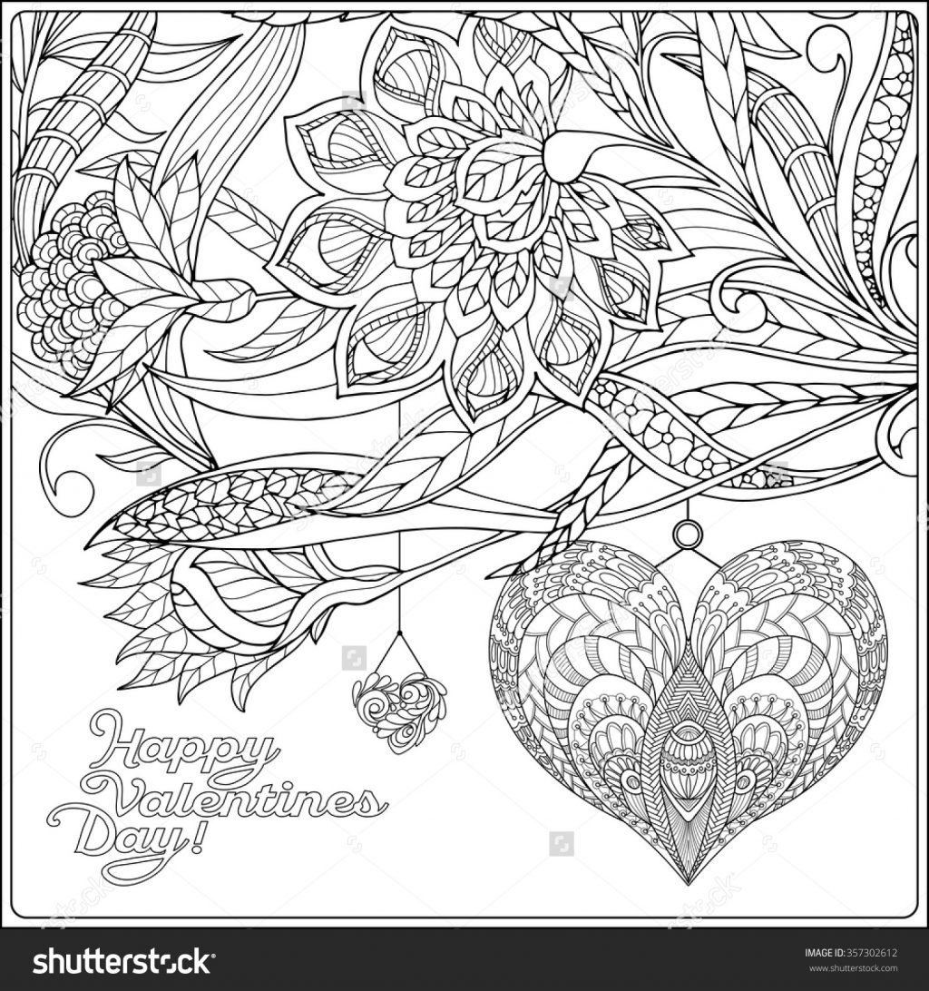 1024x1092 St Valentine By Valentin 1 S Day Coloring Pages For Adults
