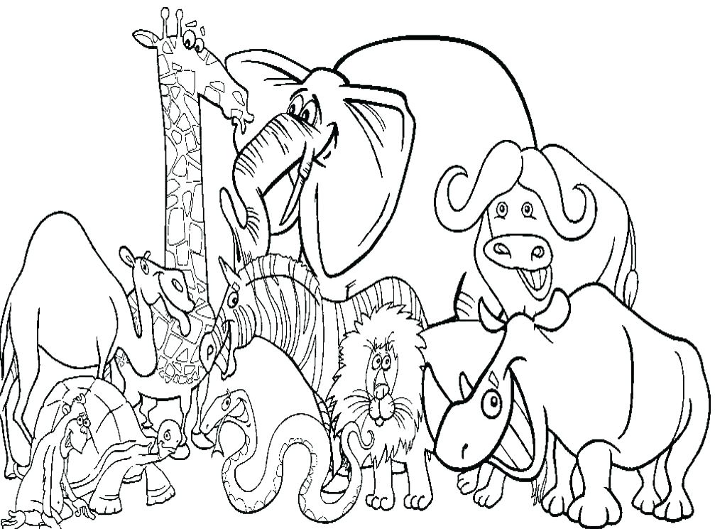 1007x745 Free Printable Farm Animal Coloring Pages Barnyard Animals