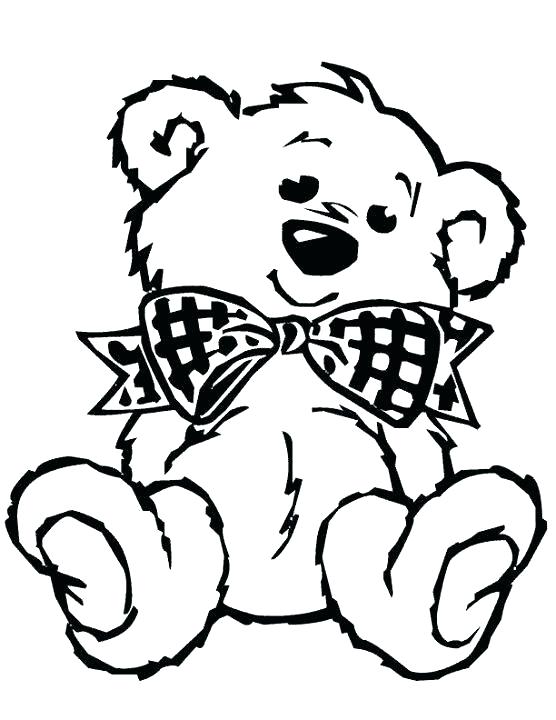 556x720 Teddy Bear Color Page Best Bear Coloring Pages Ideas On Teddy Bear