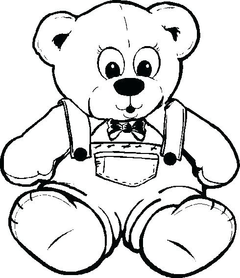490x567 Coloring Page Bear Pooh Bear Coloring Page Bear Coloring Book