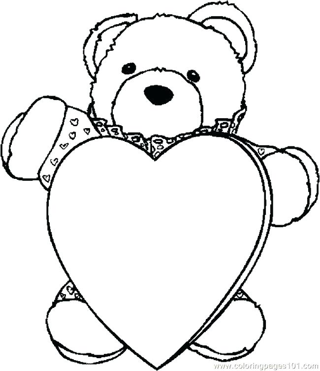 650x753 Valentine Hearts To Color Pink Heart Coloring Page Valentine