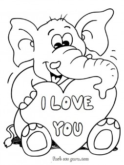254x338 Coloring Pages For Valentines Day Cards Printable Valentines Day