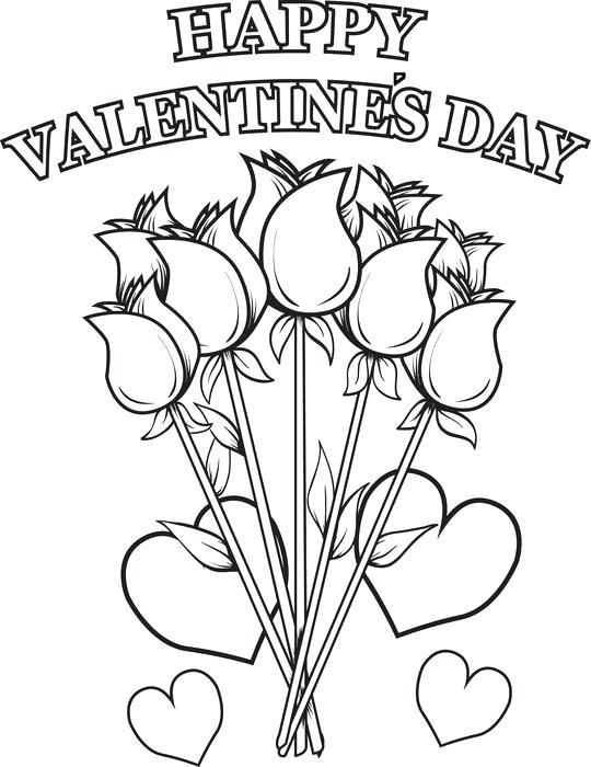 540x700 Valentine Printable Coloring Pages Murs