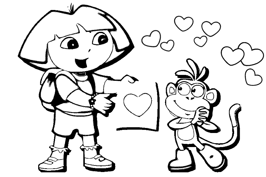 850x567 Free Disney Valentine Coloring Pages Coloring Page