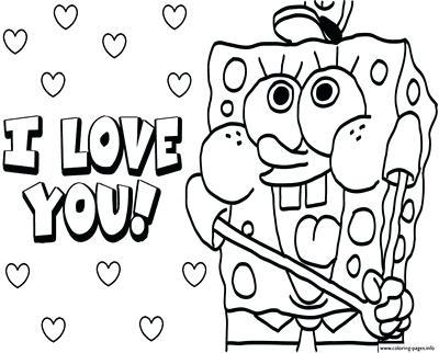 Spongebob Valentines Day Coloring Pages Adult Coloring Thumbnail 400x322 Spongebob Valentines Day Coloring Pages Adult Coloring Thumbnail