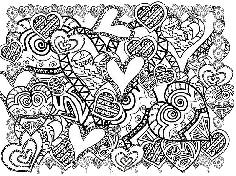 Valentine Coloring Pages For Adults Adult Coloring Page Valentines 800x597 Valentine Coloring Pages For Adults Adult Coloring Page Valentines