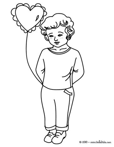 364x470 Valentine's Day Coloring Pages