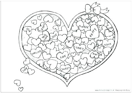 460x327 Free Valentine Coloring Pages Hello Kitty Valentines Coloring