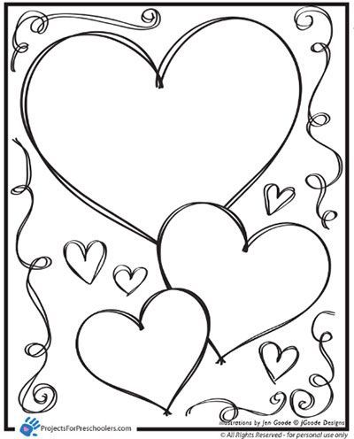 Spring Coloring Pages For Preschool Valentine Heart 400x496 Spring Coloring Pages For Preschool Valentine Heart