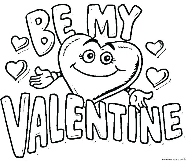 615x526 Preschool Valentine Coloring Pages Free Valentines Day Coloring