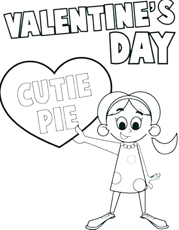 580x744 Printable Valentine Coloring Pages For Toddlers Valentines Love