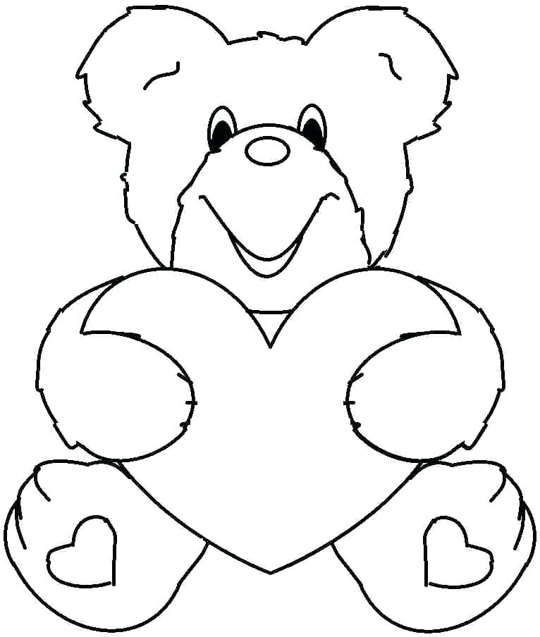 766x904 Preschool Valentine Coloring Pages Free Printable Valentine
