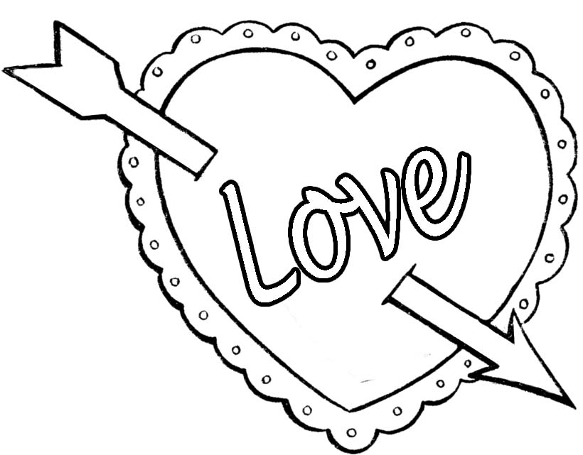 Best Valentine's Day Coloring Pictures (Printables) 820x641 Best Valentine's Day Coloring Pictures (Printables)
