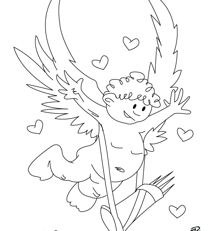 Cupid Coloring Sheets Creative Ideas Cupid Coloring Pages Cute 820x900 Cupid Coloring Sheets Creative Ideas Cupid Coloring Pages Cute