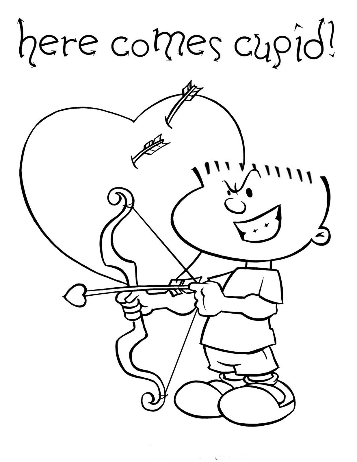 Cute Cupid Coloring Pages 1236x1600 Cute Cupid Coloring Pages