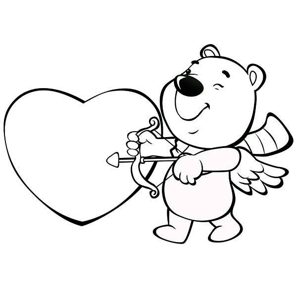 This Cute Little Bear Is Acting As Cupid For Valentine's Day 600x600 This Cute Little Bear Is Acting As Cupid For Valentine's Day