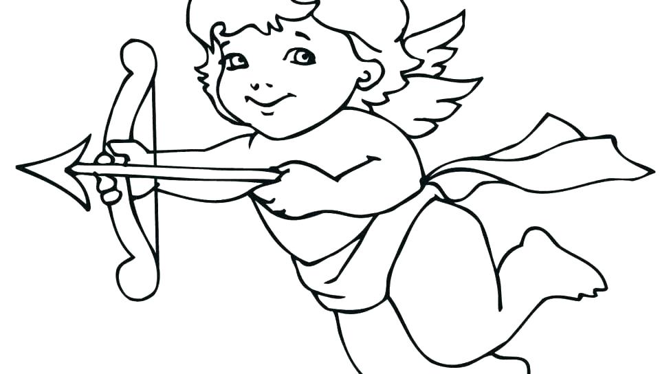 Cupid Coloring Pages 960x544 Cupid Coloring Pages