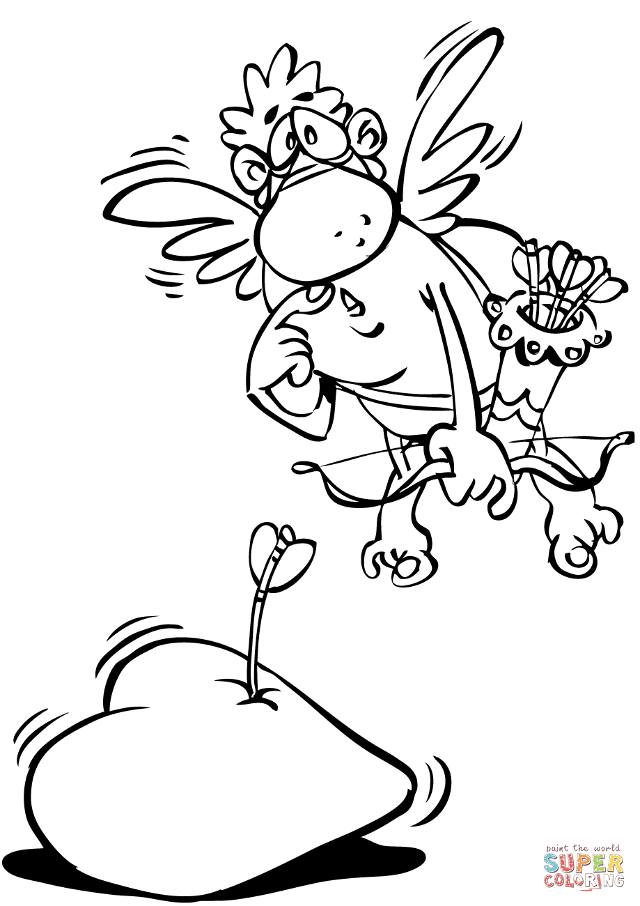 Coloring Page Impressive Cupid Valentines Day And Pages 919x1300 Coloring Page Impressive Cupid Valentines Day And Pages