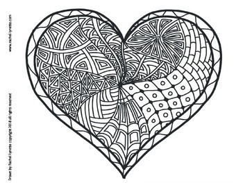 Heart Coloring Pages For Valentine's Day! By Rachel Lynette Tpt 350x270 Heart Coloring Pages For Valentine's Day! By Rachel Lynette Tpt