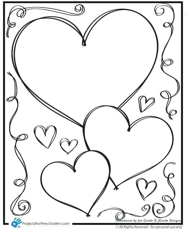 Cool Heart Coloring Pages 650x800 Cool Heart Coloring Pages