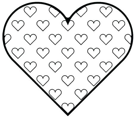 Heart Coloring Page 457x400 Heart Coloring Page
