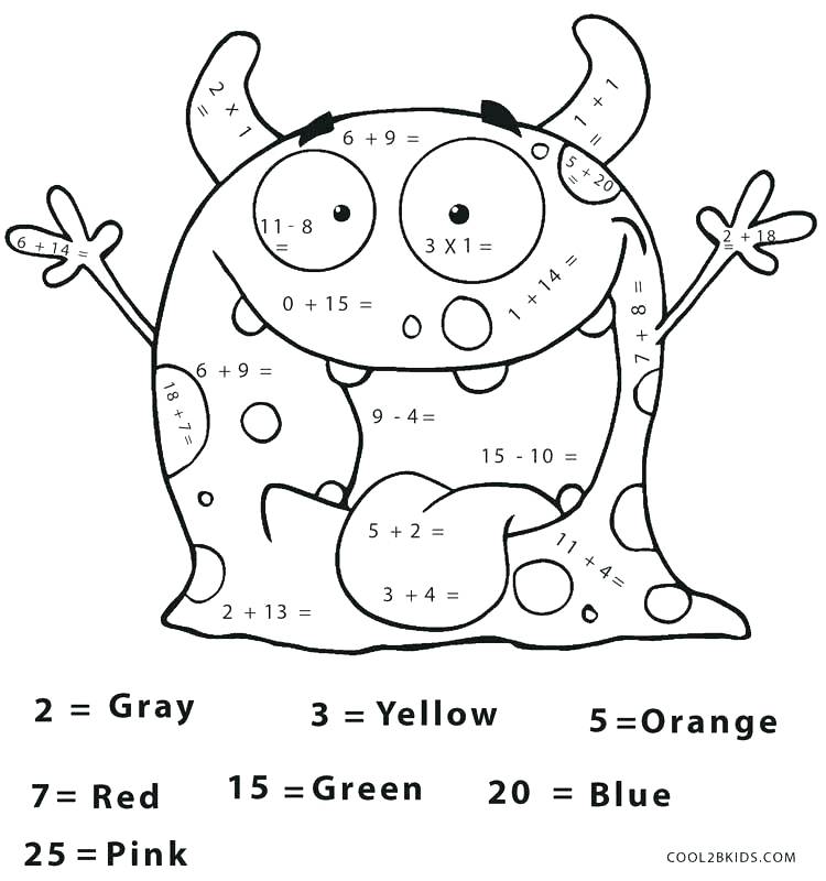 750x800 Grade 5 Coloring Sheets Multiplication Coloring Pages Math