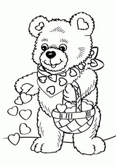 Valentines Day Bear Coloring Pages Copy Valentine 236x336 Valentines Day Bear Coloring Pages Copy Valentine