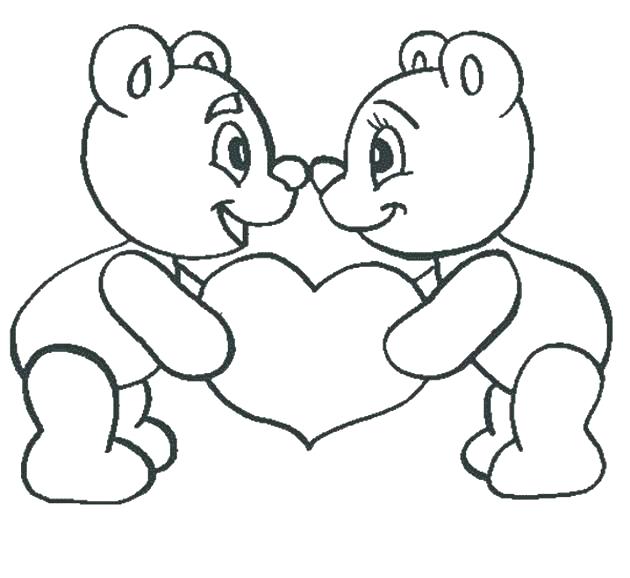 Coloring Pages Teddy Bears Valentine Teddy Bear Holding Rose 630x578 Coloring Pages Teddy Bears Valentine Teddy Bear Holding Rose