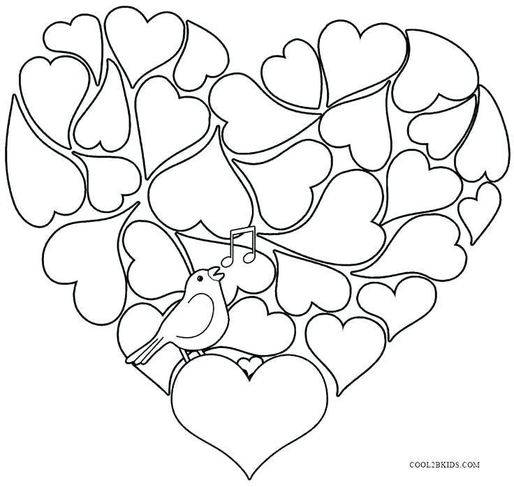 736x698 Valentines Coloring Pages Disney Page Printable Valentine Day