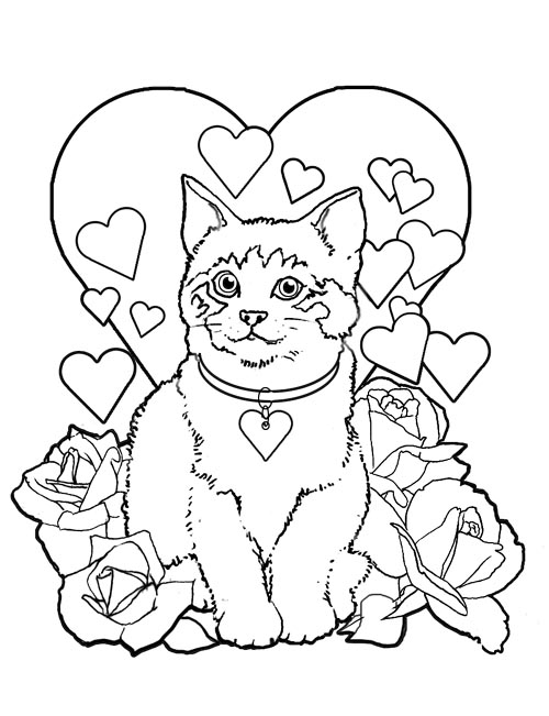 500x651 Sensational Inspiration Ideas Printable Valentines Day Coloring