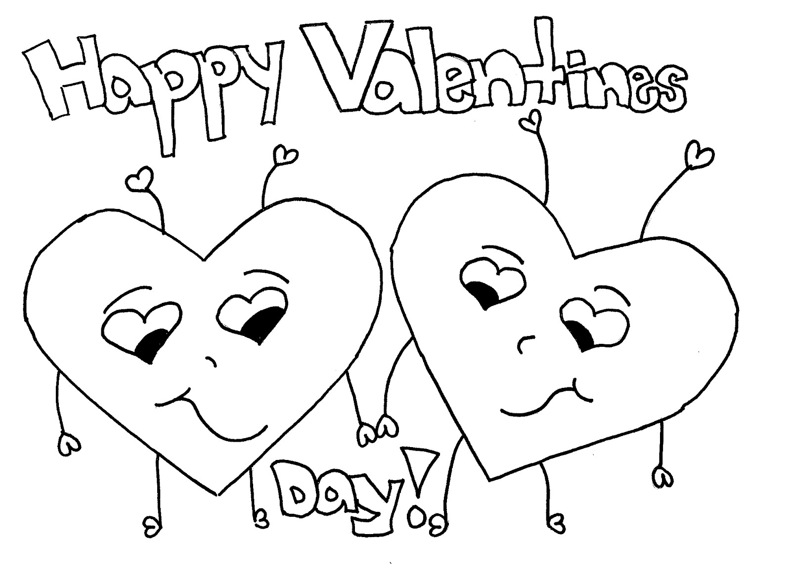 Heart Coloring Pages Kids Valentines Hearts Brilliant Valentine S 1600x1174 Heart Coloring Pages Kids Valentines Hearts Brilliant Valentine S