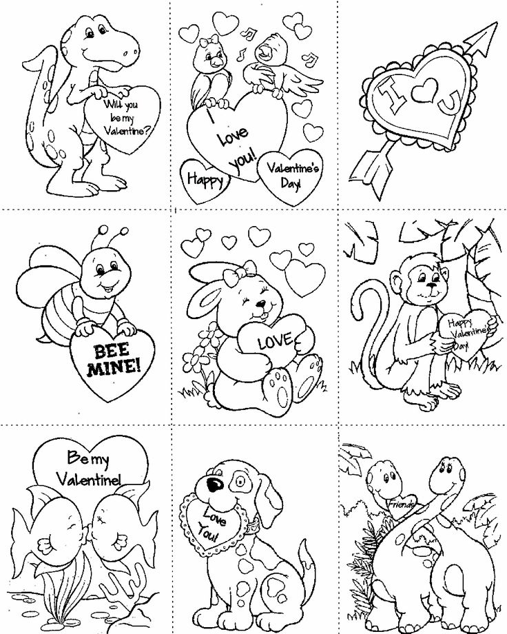 Valentines Day Coloring Pages For Kids at GetColorings.com | Free ...