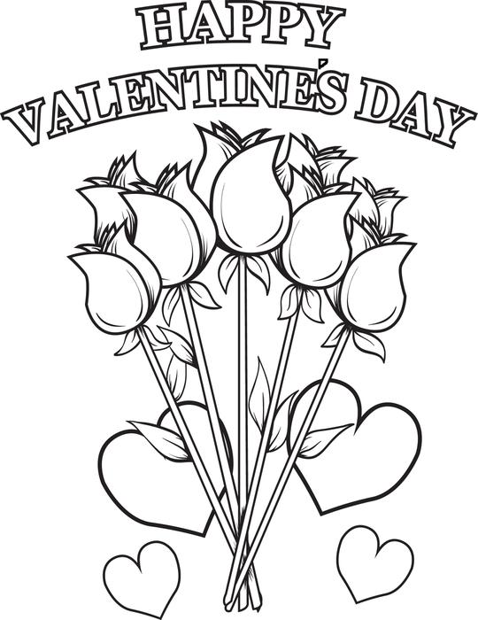 Happy Valentines Day Mom Coloring Pages 4745 Valentines Day 540x700 Happy Valentines Day Mom Coloring Pages 4745 Valentines Day