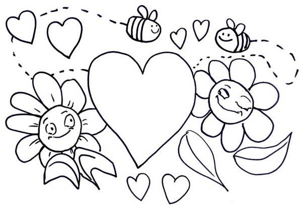 Valentines Day Coloring Pages For Adults Preschool Teachers 600x410 Valentines Day Coloring Pages For Adults Preschool Teachers