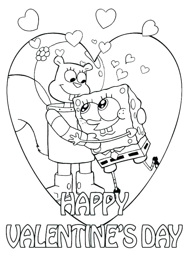 Printable Valentines Day Coloring Pages For Adults Toddlers Draw 600x849 Printable Valentines Day Coloring Pages For Adults Toddlers Draw