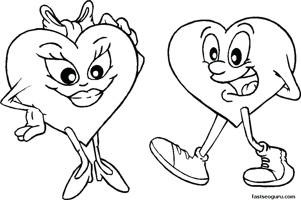 Valentine Hearts Coloring Pages Valentines Heart Coloring Pages 1024x683 Valentine Hearts Coloring Pages Valentines Heart Coloring Pages