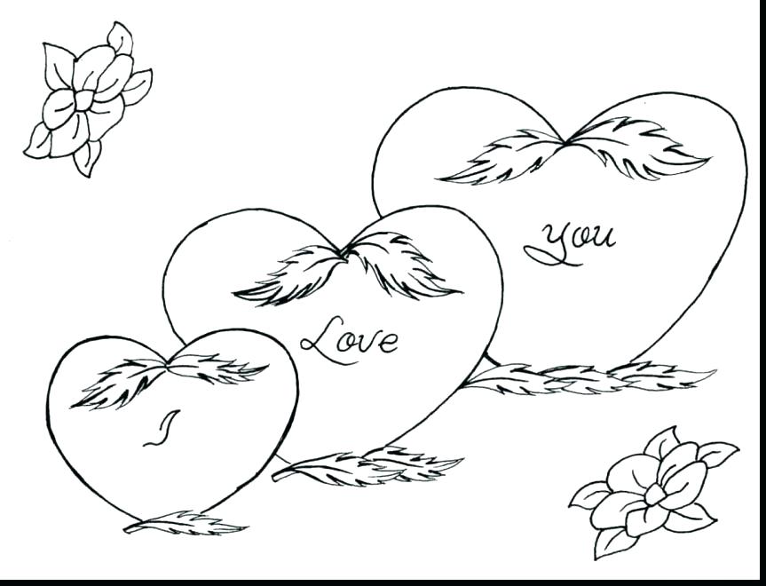 Valentines Day Hearts Coloring Pages Valentines Hearts Coloring 863x660 Valentines Day Hearts Coloring Pages Valentines Hearts Coloring