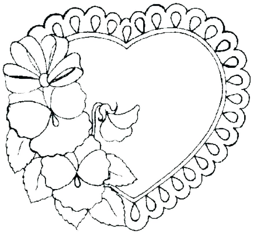 Valentines Day Coloring Pages Hearts at GetColorings.com | Free ...