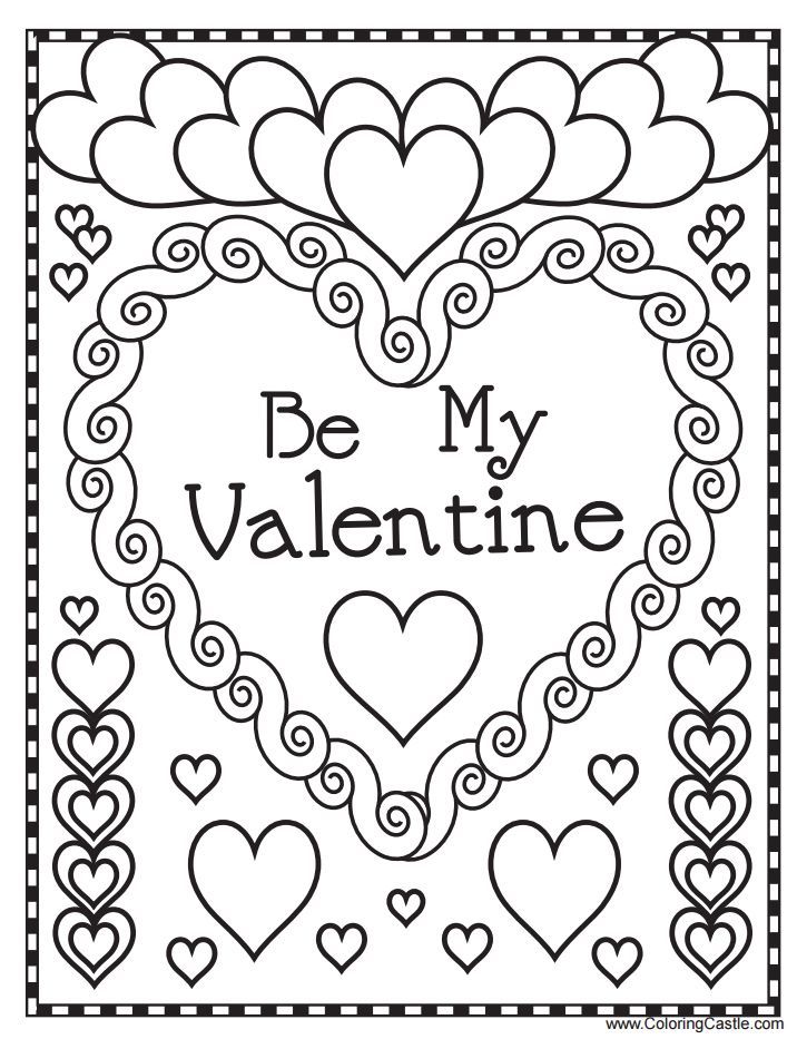 543 Free, Printable Valentine's Day Coloring Pages For Kids 716x933 543 Free, Printable Valentine's Day Coloring Pages For Kids