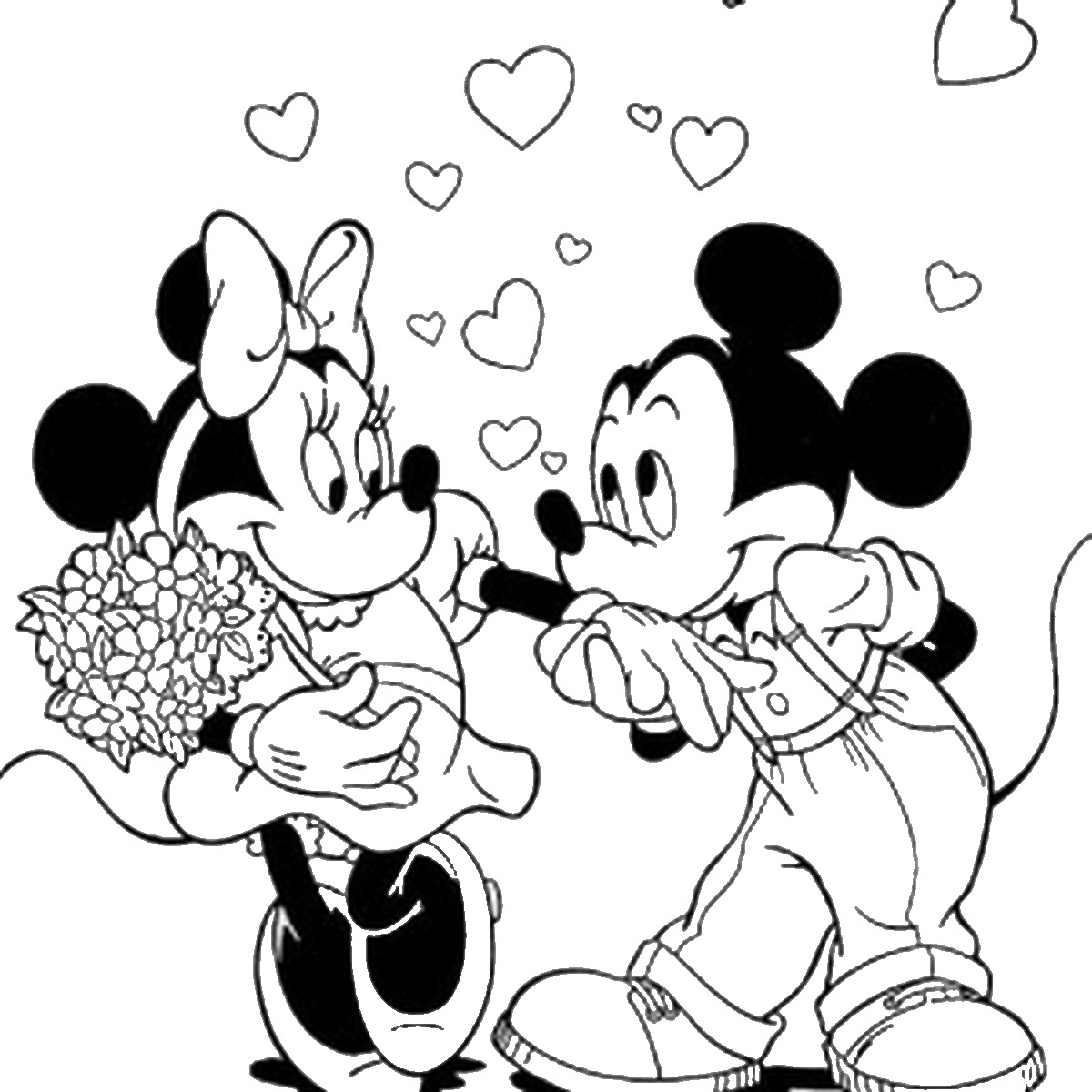 1200x1200 Valentine's Day Coloring Pages