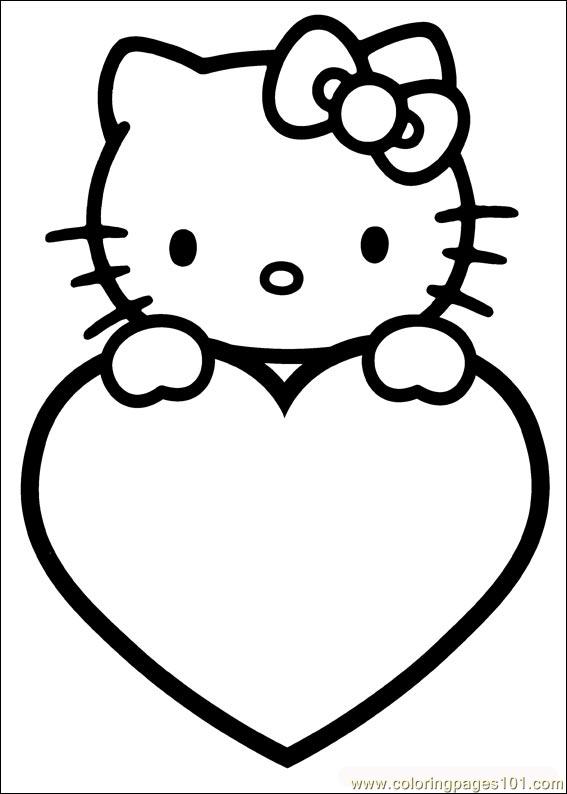 567x794 Valentines Day 09 Coloring Page