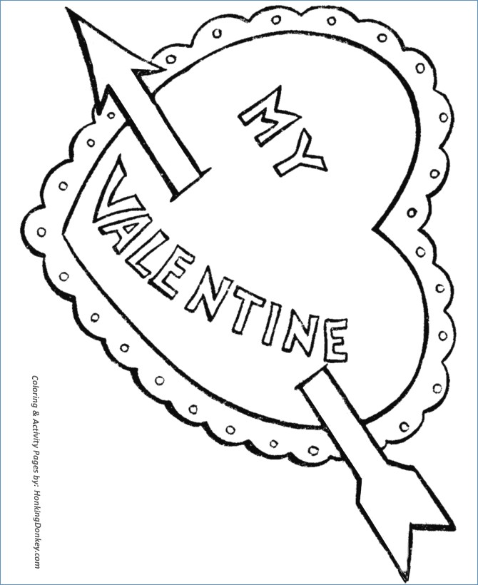 Valentines Day Hearts Coloring Pages at GetColorings.com | Free ...