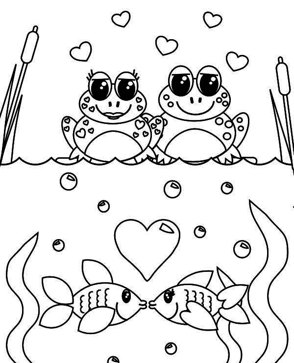 Valentines Day Online Coloring Pages 600x741 Valentines Day Online Coloring Pages