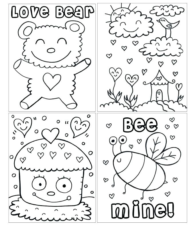 Valentines Day Coloring Book 674x800 Valentines Day Coloring Book